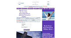 Desktop Screenshot of leedsimmigrationadvicecentre.com